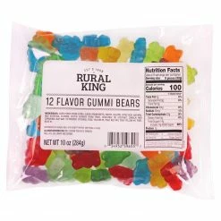 Rural King Gummi Bears, 12 Flavors - Candy & Gum