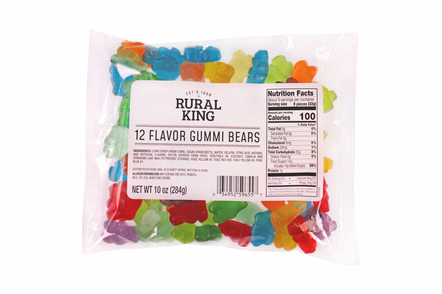 Rural King Gummi Bears, 12 Flavors - Candy & Gum 1 Rural King Gummi Bears, 12 Flavors - Candy & Gum