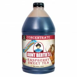 Aunt Bertie's Raspberry Tea Concentrate, Half Gallon