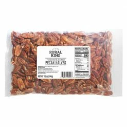 Rural King Roasted Salted Pecan Halves, 12 oz. - Pecans, Pistashios & Walnuts