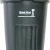 Rural King 32 Gallon Plastic Garbage Can with Lid 30PRK - Trash Can