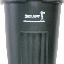 Rural King 32 Gallon Plastic Garbage Can with Lid 30PRK - Trash Can