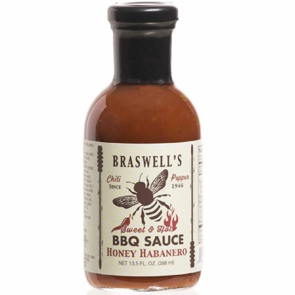 Braswell's Honey Habanero BBQ Sauce, 13.5 oz. - Condiments & Sauces 1 Braswell's Honey Habanero BBQ Sauce, 13.5 oz. - Condiments & Sauces