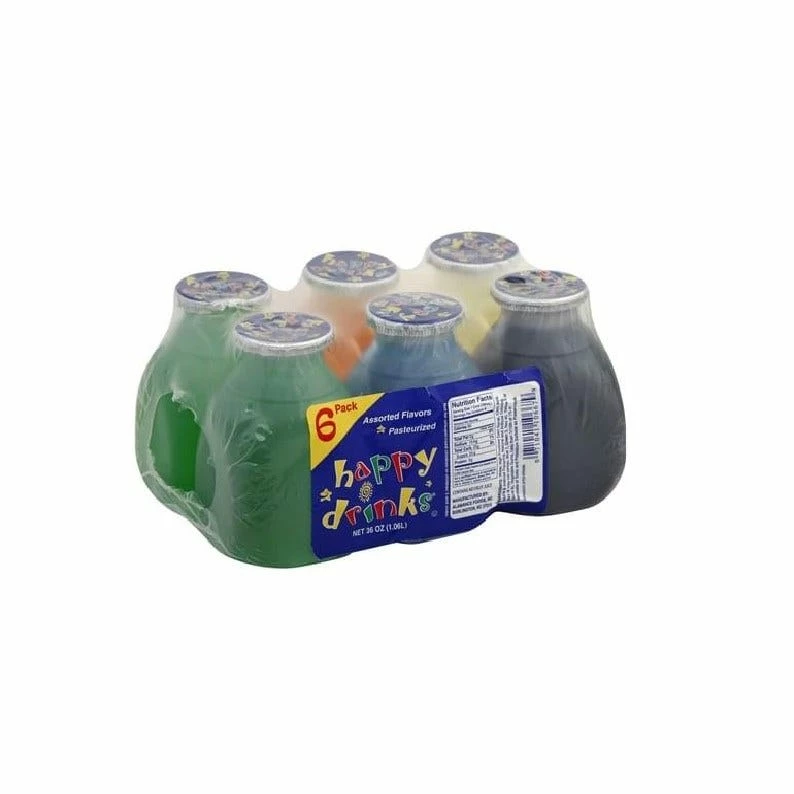 Various Brands Happy Drinks Assorted Flavored Drinks, 6 pack - Beverages 1 Various Brands Happy Drinks Assorted Flavored Drinks, 6 pack - Beverages