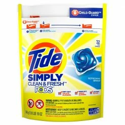 Procter and Gamble Distributing Tide Simply PODS +OXI Refreshing Breeze 32 CT - Laundry Detergent