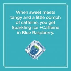 Sparkling Ice +Caffeine Blue Raspberry Sparkling Water, 16 oz. -Food & Household Goods Sales 8596c74f9631dae3060fd16e1023c67435c45eaa 56165019 4