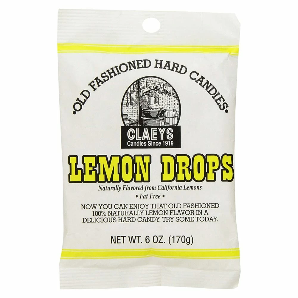 Claeys Old Fashioned Lemon Drop Hard Candies, 6 oz. - Hard Candy & Lollipops 1 Claeys Old Fashioned Lemon Drop Hard Candies, 6 oz. - Hard Candy & Lollipops