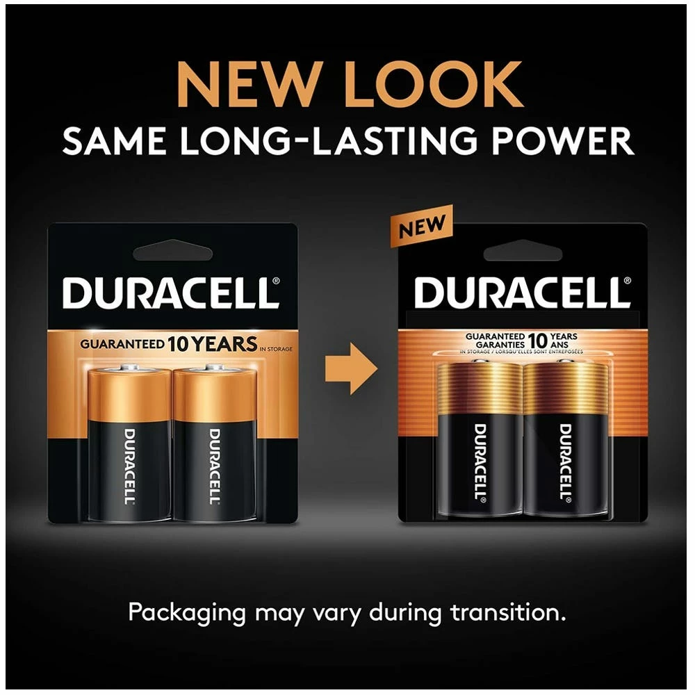 Duracell Coppertop D Alkaline Batteries, 8 Pack - Household Batteries 2 Duracell Coppertop D Alkaline Batteries, 8 Pack - Household Batteries - Image 2