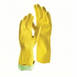 Libman Premium Plus Reusable Latex Gloves 1-pack, Medium - Cleaning & Janitorial Supplies