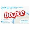 Procter and Gamble Distributing Bounce Fabric Softener Dryer Sheets Free & Gentle 120CT - Laundry Detergent