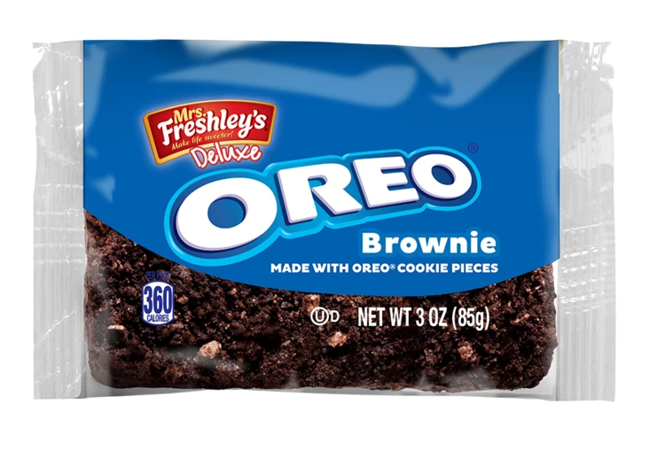 Mrs. Freshley's Mrs Freshley's Deluxe Oreo Brownie, 3oz - Snacks 1 Mrs. Freshley's Mrs Freshley's Deluxe Oreo Brownie, 3oz - Snacks