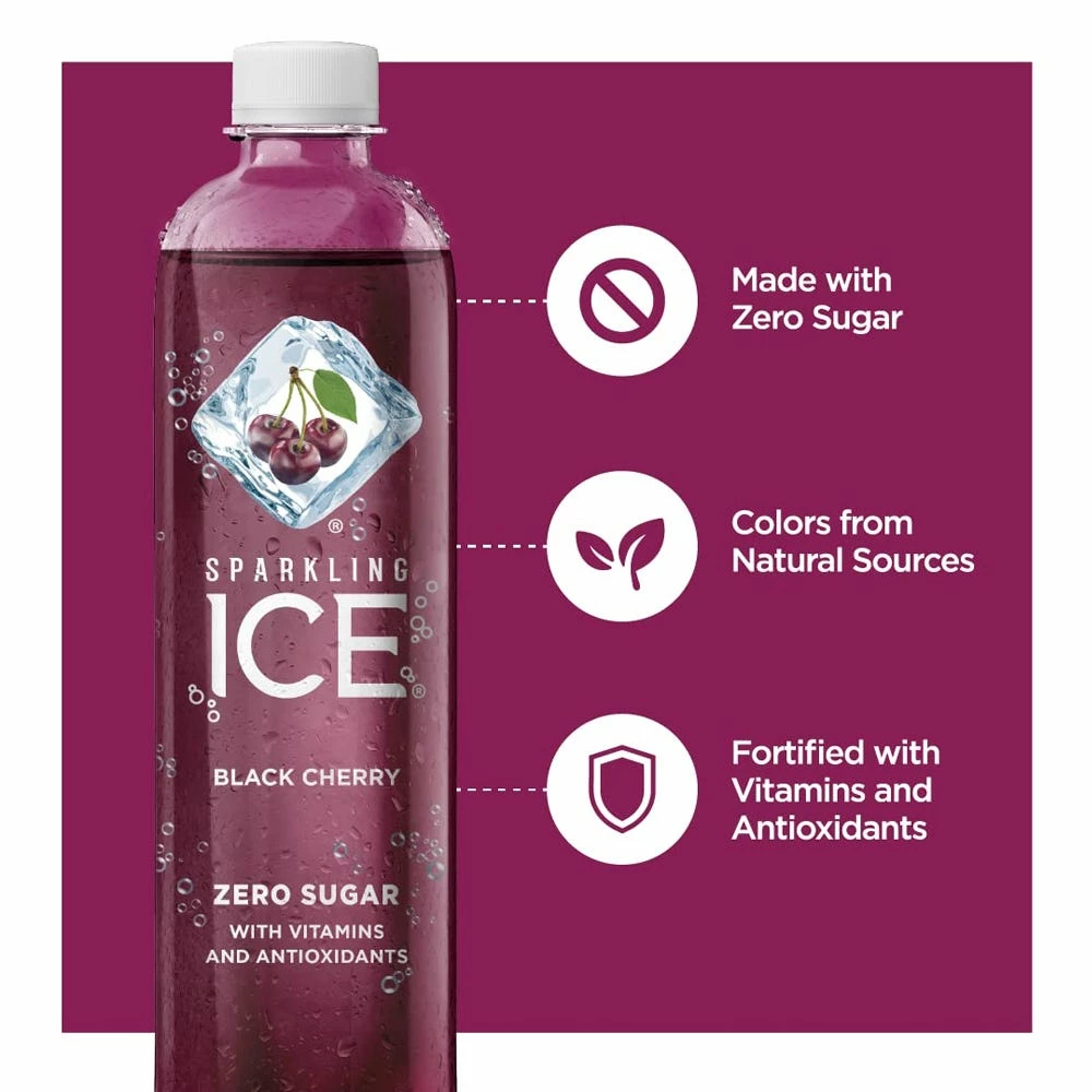 Sparkling Ice 17 oz. Bottle Green Variety, 12 Pack - Water 3 Sparkling Ice 17 oz. Bottle Green Variety, 12 Pack - Water - Image 3