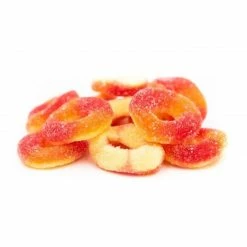 Various Brands Rural King Candy Peach Rings, 9 oz. - Kermit's Candy