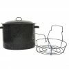 Granite Ware 11.5 Qt Mini Canner with Jar Rack - 0706-6 - Canning Appliances