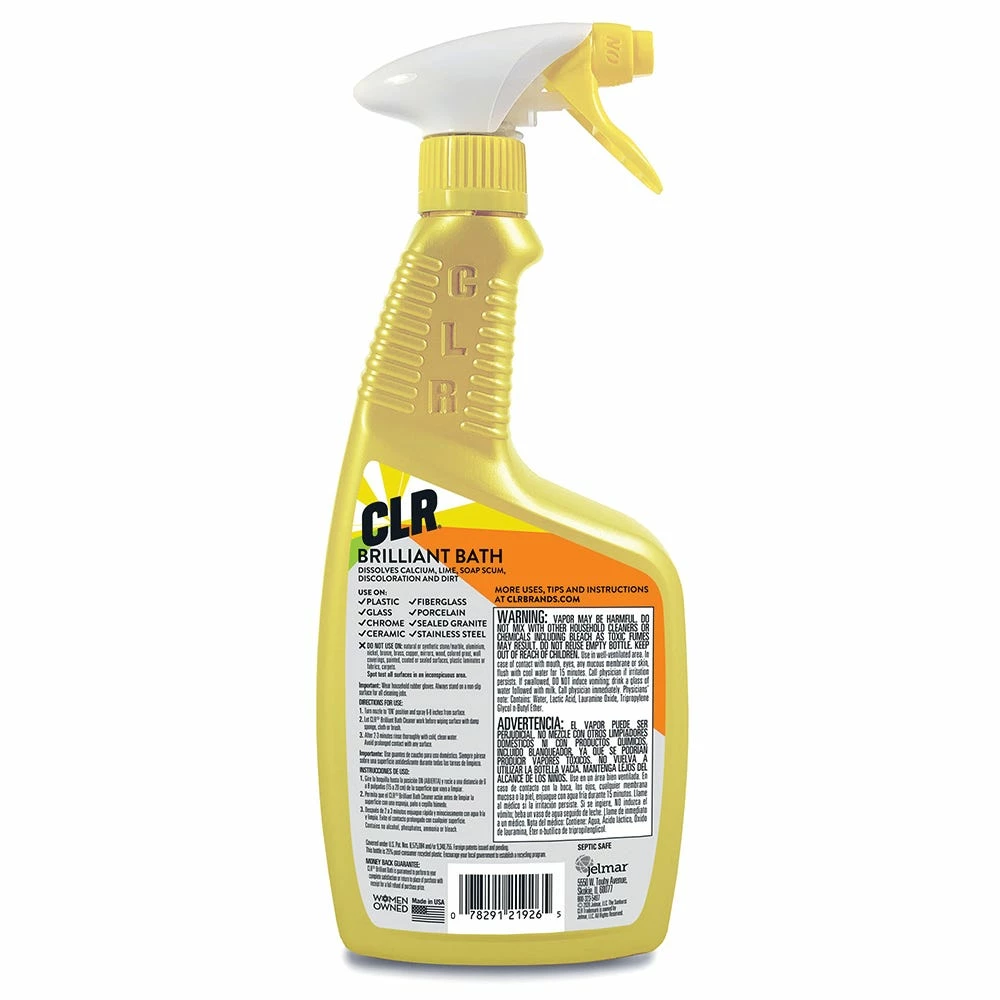 CLR® Fresh Scent™ Brilliant Bath Foaming Action Cleaner, 26oz - BK-2000 - Shower Cleaners 2 CLR® Fresh Scent™ Brilliant Bath Foaming Action Cleaner, 26oz - BK-2000 - Shower Cleaners - Image 2