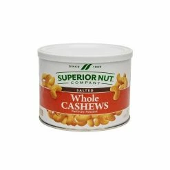 Superior Nut Company Roasted & Salted Whole Cashews, 8oz.
