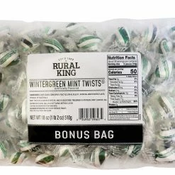 Rural King Wintergreen Twist BONUS BAG - Candy & Gum