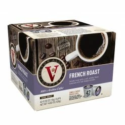 Victor Allen's French Roast Single Serve Coffee Cups, 42 Count