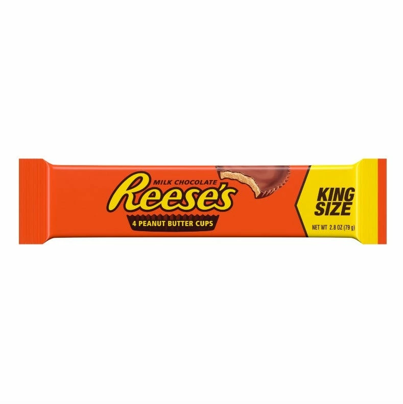 Reese's Peanut Butter Cup - King Size, 2.8 oz. - Chocolate 1 Reese's Peanut Butter Cup - King Size, 2.8 oz. - Chocolate