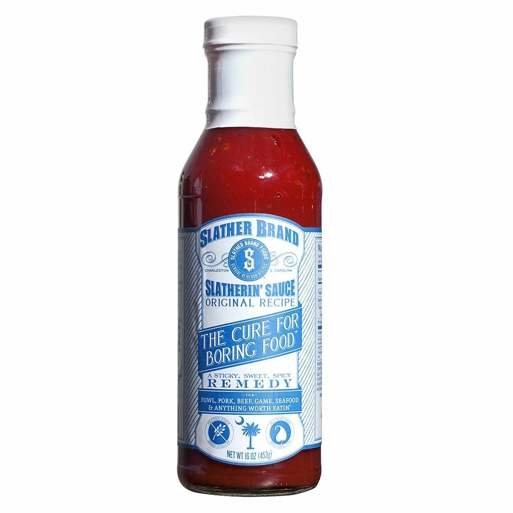 Slather Original Slatherin' Sauce, 16 oz. - Condiments & Sauces 1 Slather Original Slatherin' Sauce, 16 oz. - Condiments & Sauces
