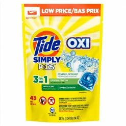 Tide Simply OXI Pods, Fresh Scent, 43 Count - 80368397 - Laundry Detergent