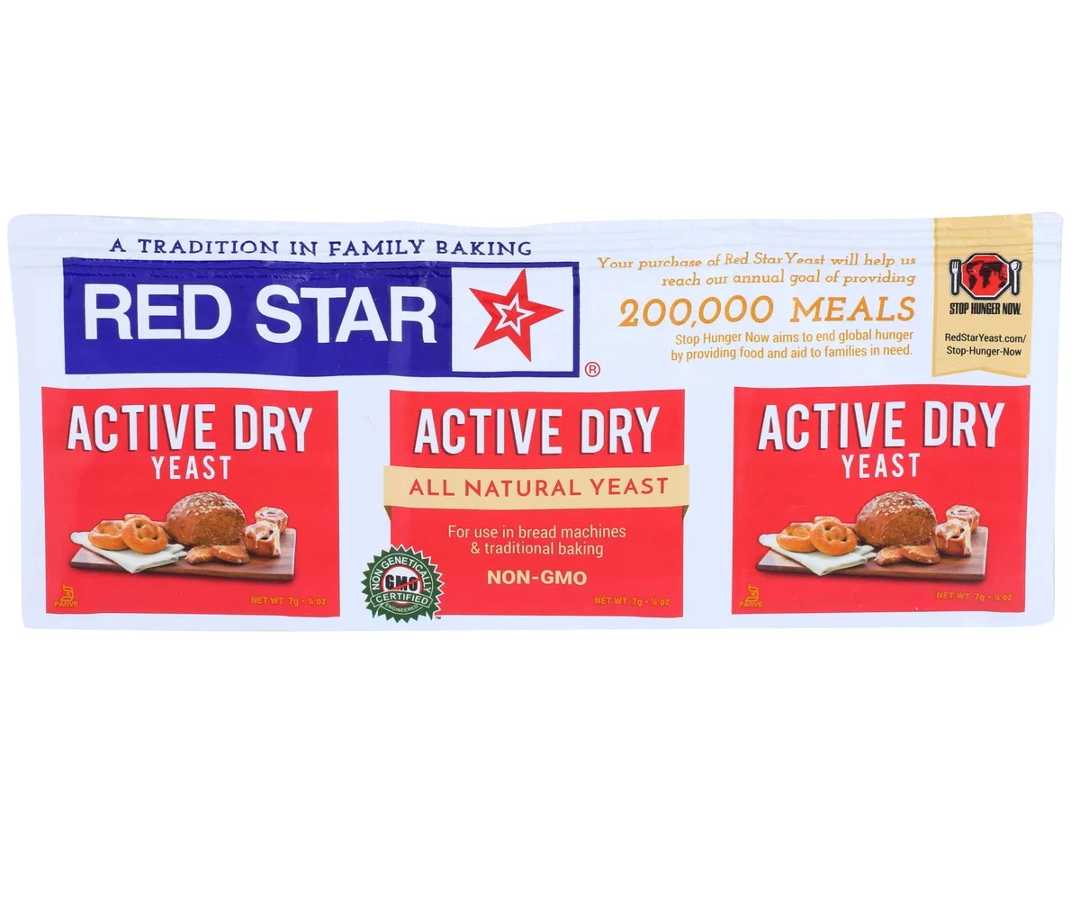 Red Star Active Dry Yeast .75 oz. - Baking Essentials 1 Red Star Active Dry Yeast .75 oz. - Baking Essentials