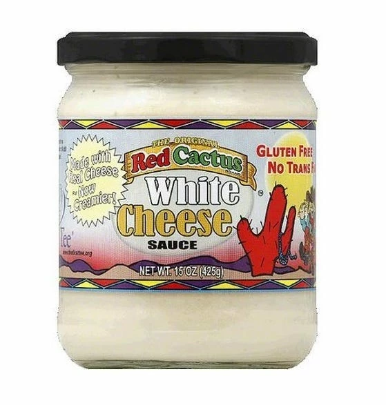 Red Cactus White Cheese Sauce, 15 oz. Jar - Dips 1 Red Cactus White Cheese Sauce, 15 oz. Jar - Dips