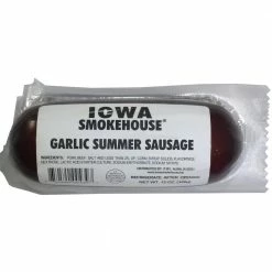 Iowa Smokehouse Garlic Summer Sausage, 12 oz. - Sausages