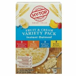 HyTop Fruit and Crème Variety Instant Oatmeal, 8.4 oz.