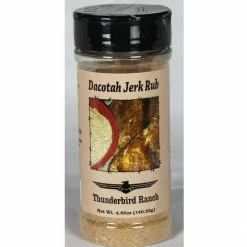 Thunderbird Ranch Gourmet Foods Gluten Free Dacotah Jerk Rub Bottle - 206 - Spices & Seasonings
