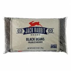 Jack Rabbit Black Beans, 4 lb. - Dried Beans