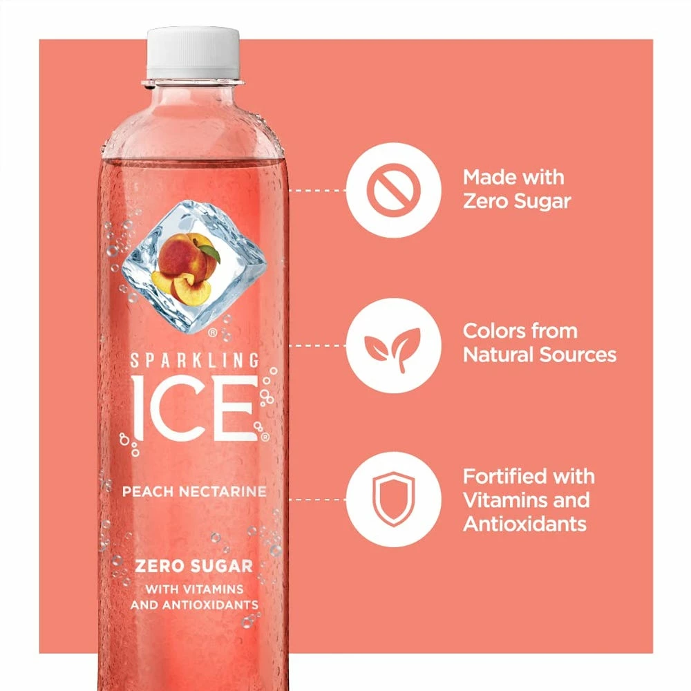 Sparkling Ice 17 oz. Bottle Pink Variety, 12 Pack - Water 3 Sparkling Ice 17 oz. Bottle Pink Variety, 12 Pack - Water - Image 3