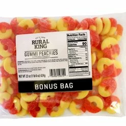 Rural King Gummi Peachies BONUS BAG - Candy & Gum