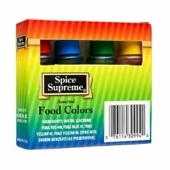 Various Brands Spice Supreme Food Coloring, 4-Pack - Baking Essentials