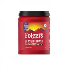 Folgers Classic Roast Ground Coffee, Medium Roast, 9.6 oz Canister