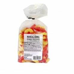 Rural King Gummi Peachies TIE TOP - Candy & Gum
