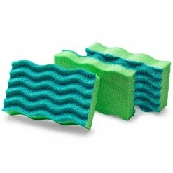 Libman Antibacterial Scrub Sponges, 3 Pack - Cleaning Tools