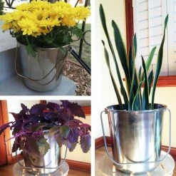 AmeriHome Small Stainless Steel Bucket 3 Piece Set - SSB132SET - Baskets -Food & Household Goods Sales aa5d2d55bfd7a950bfc3adbea52d655ab9486e18 amerihome small stainless steel bucket set 3 piece ssb132set 7