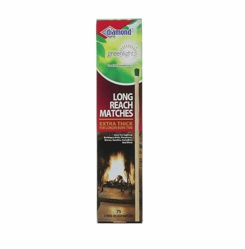 Diamond Long Reach Matches, 75ct - 48789-11172 - Kitchen Essentials 1 Diamond Long Reach Matches, 75ct - 48789-11172 - Kitchen Essentials