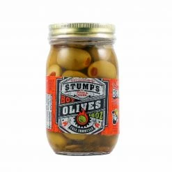 Stump's Stumps Hot Olives, 16 oz. - 36411 - Canned Goods & Soups