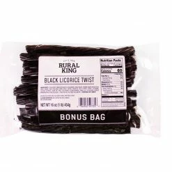 Rural King Black Licorice BONUS BAG - Candy & Gum