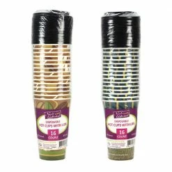 Nicole Home Collection Premium Paper Hot Cups with Lids, 16 oz. - 00760 - Disposable Kitchenware -Food & Household Goods Sales b03ef09dd59be339a55cdaeb27d5e66308fe319c 668770001 2