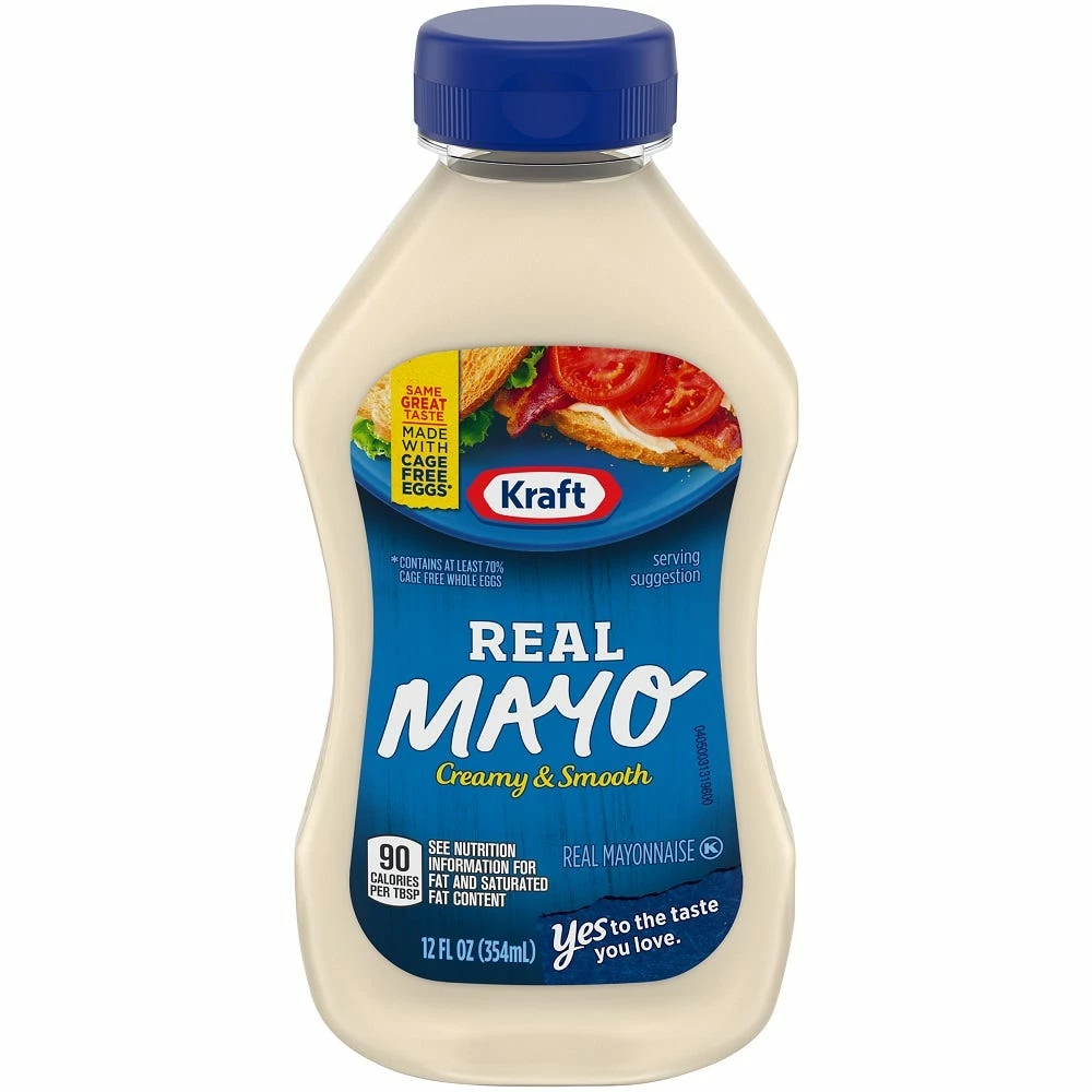 Kraft Real Mayo, 12 oz. - Condiments & Sauces 1 Kraft Real Mayo, 12 oz. - Condiments & Sauces