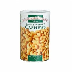 Superior Nut Company Salted Whole Cashews, 24 oz.