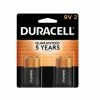 Duracell Coppertop 9V Alkaline Batteries, 2 Pack - Household Batteries