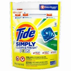 Procter and Gamble Distributing Tide Simply PODS +OXI Day Break Fresh 32 CT - Laundry Detergent