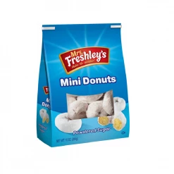 Mrs. Freshley's Mrs Freshley's Powdered Sugar Mini Donuts, 10oz Bag - Snacks