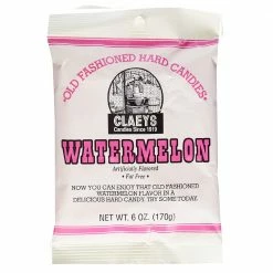 Claeys Claey's Old Fashioned Watermelon Hard Candies, 6 oz. - Hard Candy & Lollipops
