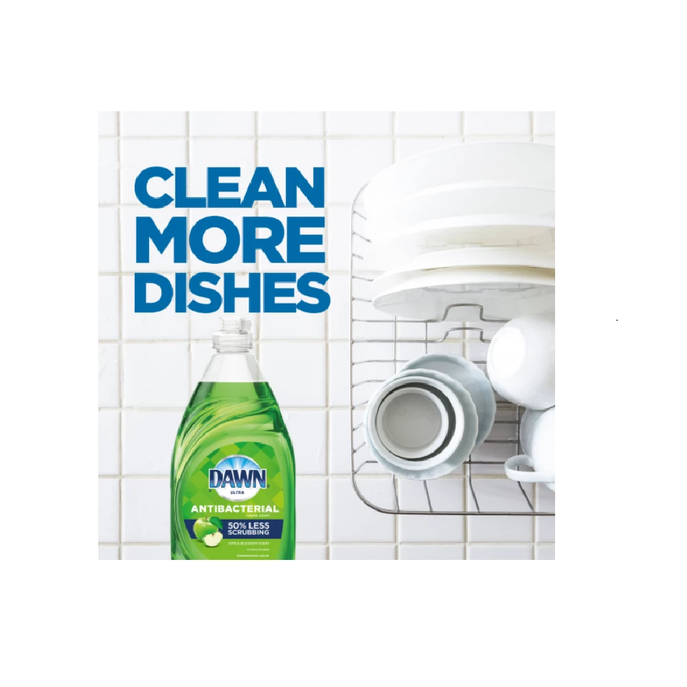 Dawn Ultra Antibacterial Hand Soap and Dishwashing Liquid Apple Blossom 19.4 fl oz - 97307 - Dish Soap & Dishwasher Detergent 5 Dawn Ultra Antibacterial Hand Soap and Dishwashing Liquid Apple Blossom 19.4 fl oz - 97307 - Dish Soap & Dishwasher Detergent - Image 5