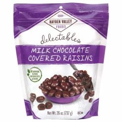 Hayden Valley Milk Chocolate Raisins, 26oz - Snacks